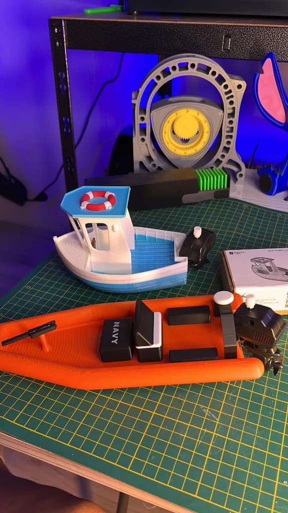 3D baskı tekne modelleri